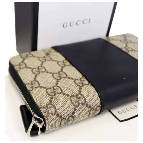 gucci black travel wallet|Gucci black wallet authentic.